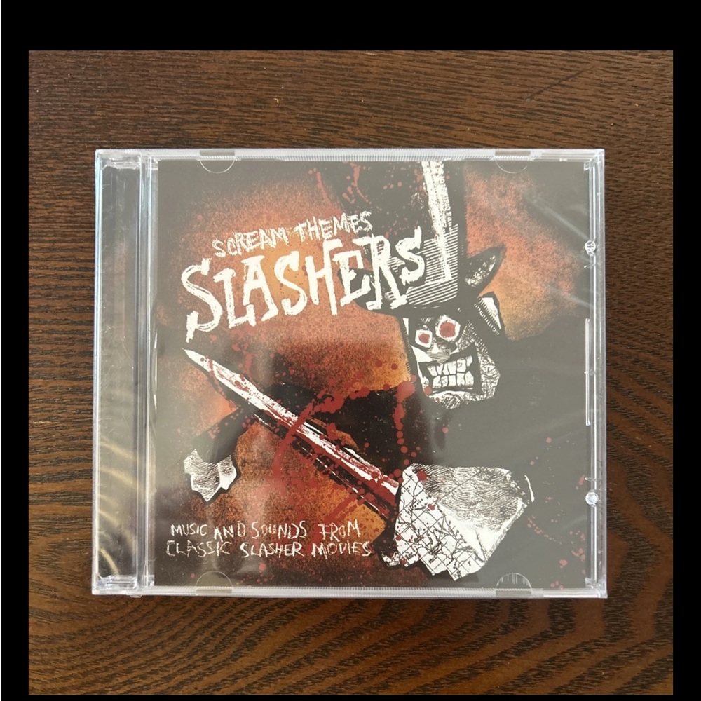 Scream Themes Slashers CD - Black and Red